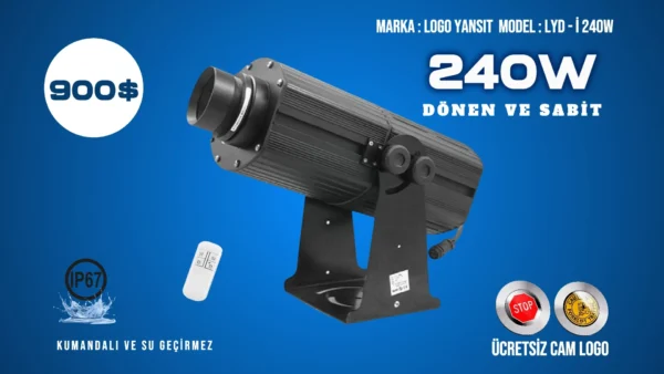 Logo Yansıt LYD-i240W Gobo Yansıtıcı